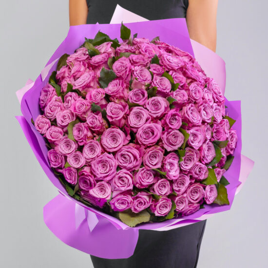 101 Фиолетовая Роза (70 см.)