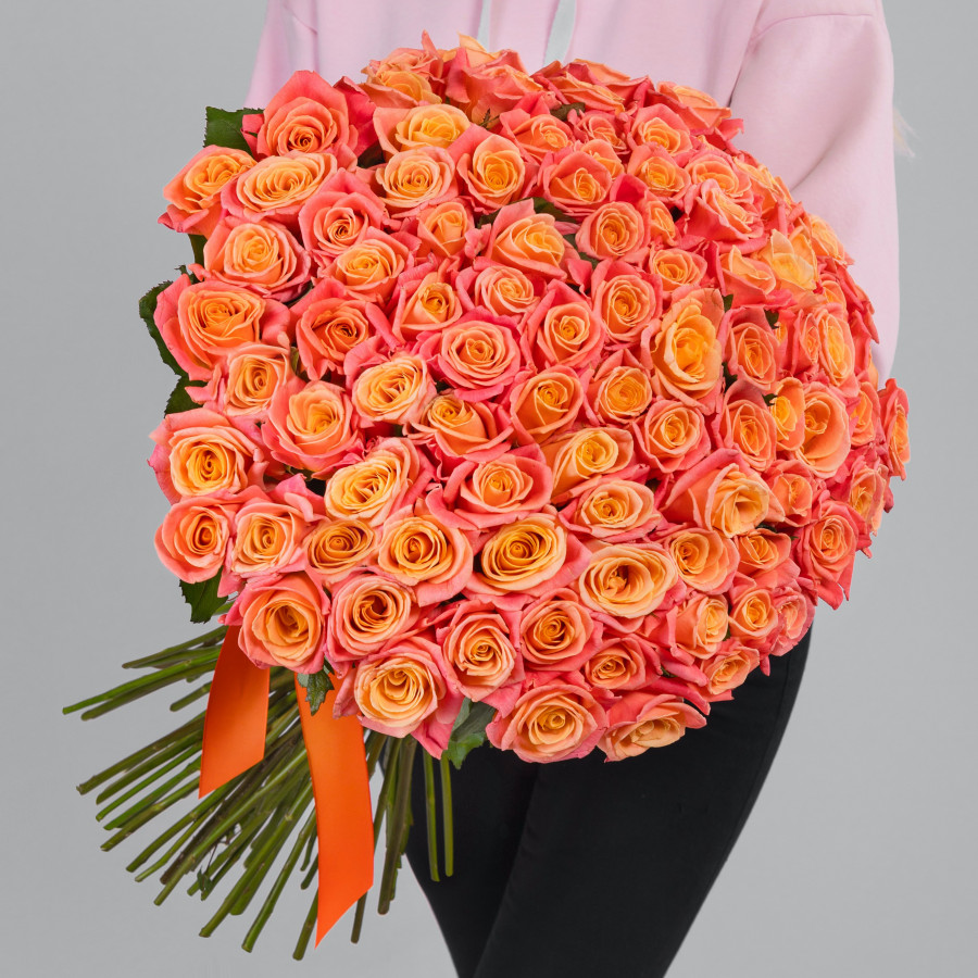 101 Коралловая Роза (60 см.)