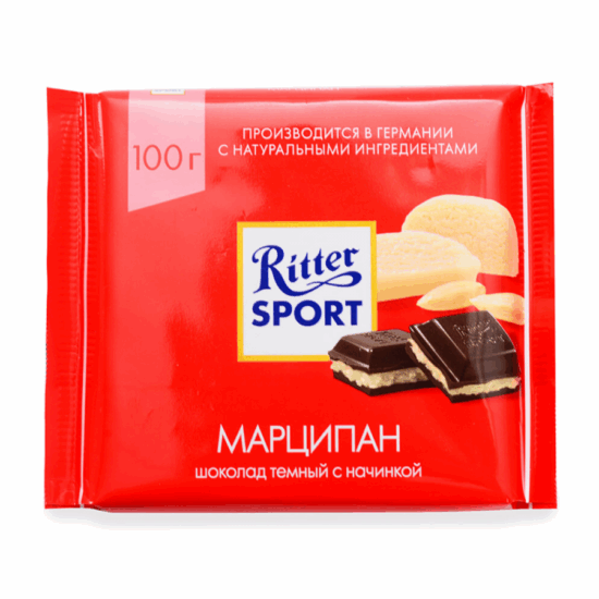Шоколад "Ritter Sport" Марципан (Тёмный) 100 гр.