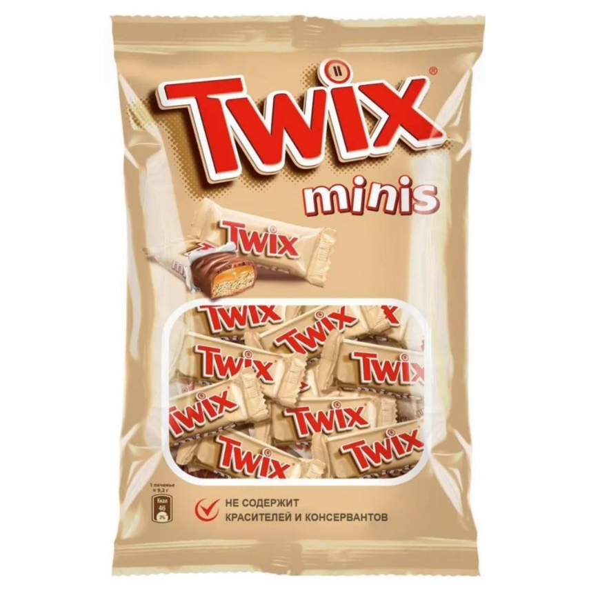 Шоколадный батончик "Twix Minis"